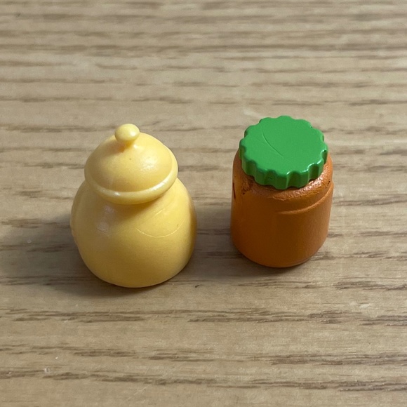 Lil Woodzeez Hopin Farmers Market Replacements Honey Pot Jar Calico Critters Set - Picture 1 of 3